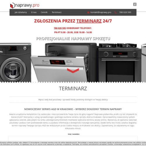 Naprawa pralek - Kraków