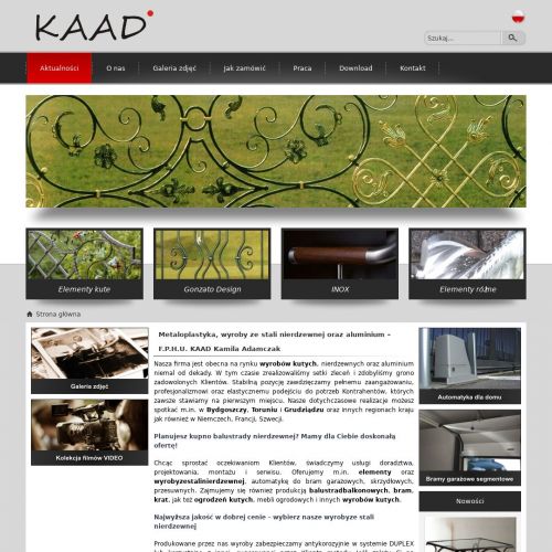 Elementy do bram kutych