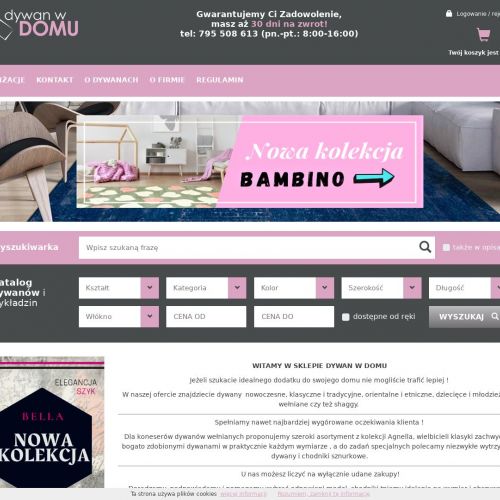 Różowe dywany dla dziewczynek