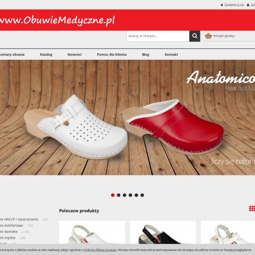 Buty szpitalne i drewniaki ortopedyczne