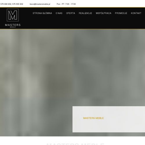 Producent mebli na wymiar