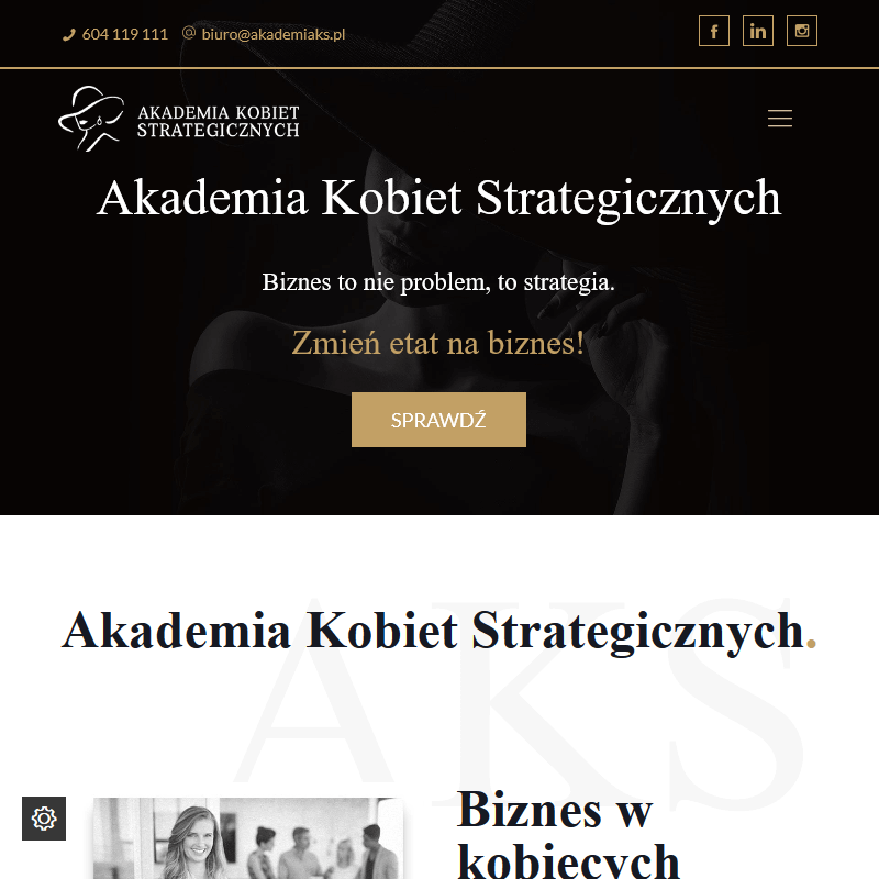 Biznesowy rozwój dla kobiety