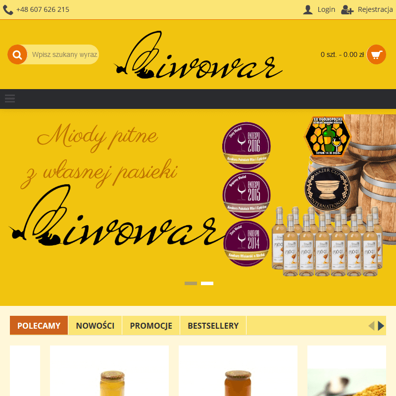 Sklep z miodem naturalnym