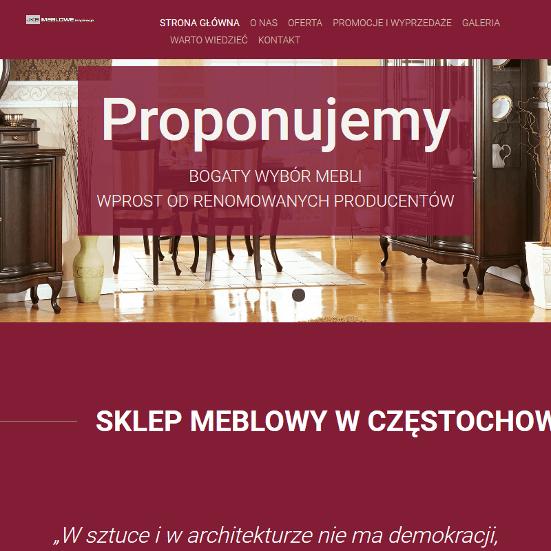 Modne meble - Częstochowa