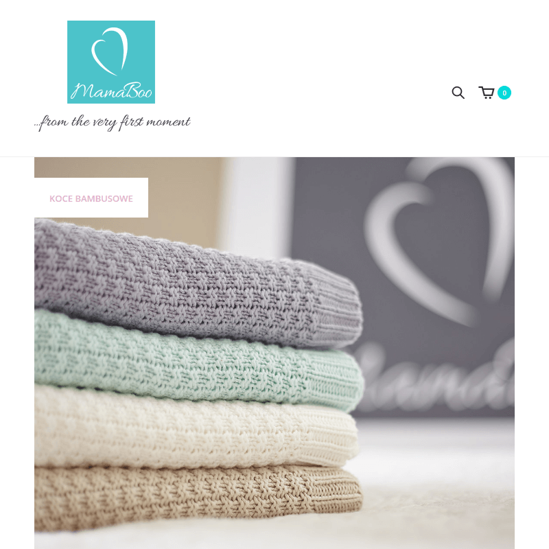 Kocyki bambusowe dla niemowląt