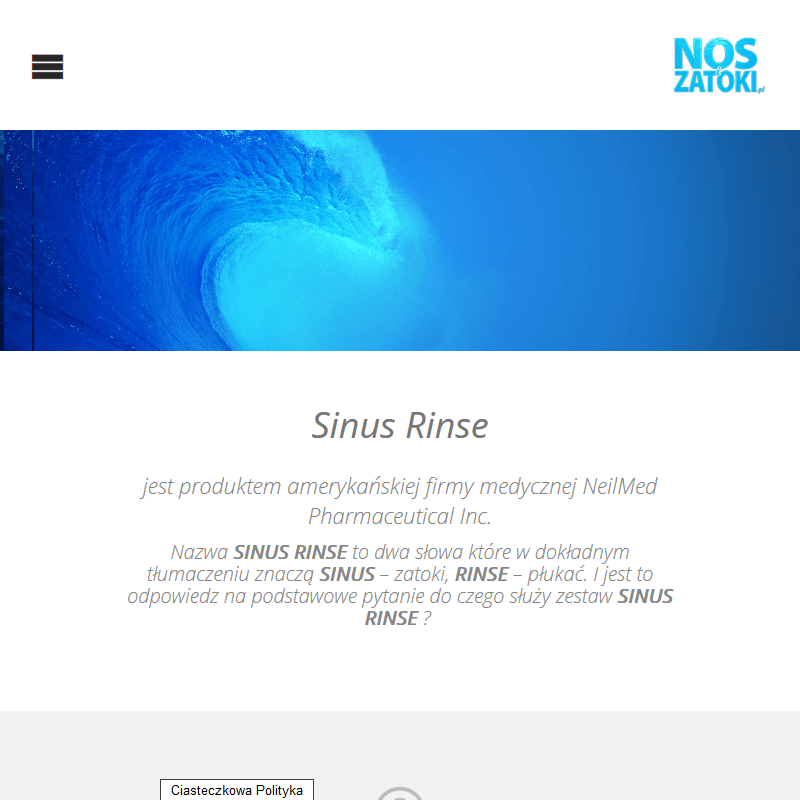 Zestawy do irygacji zatok Sinus Rinse