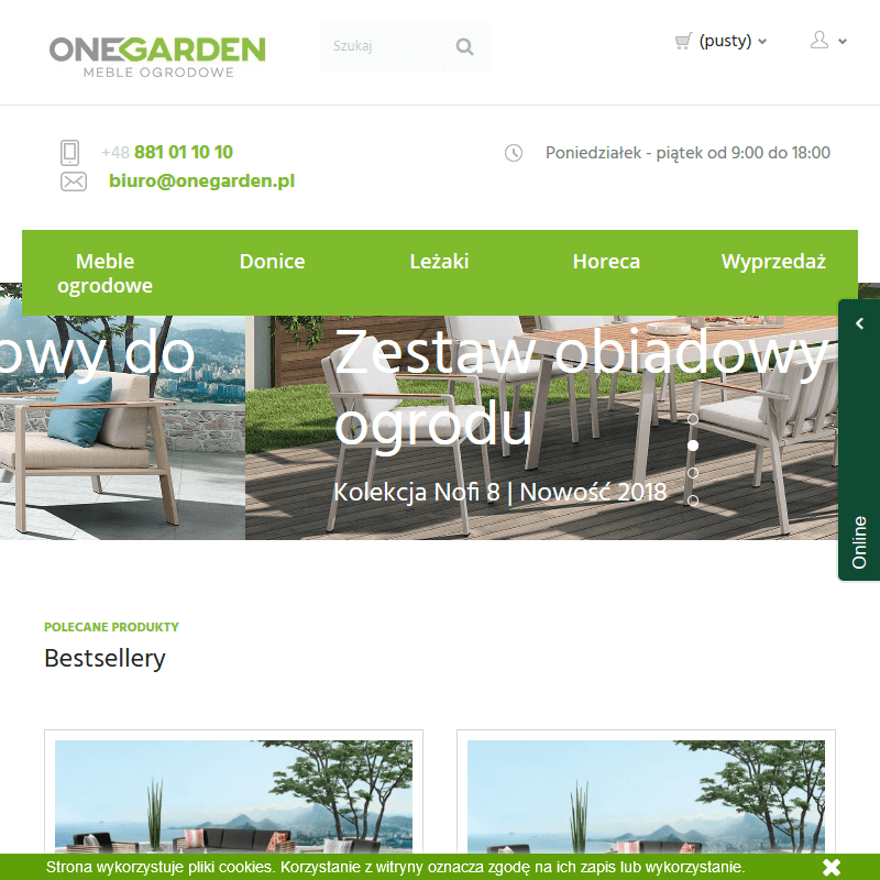 Meble ogrodowe - Warszawa