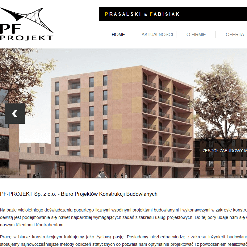 Biuro konstrukcyjne w Warszawie