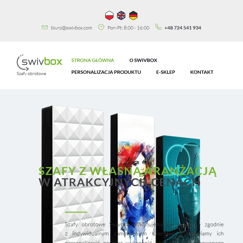 Szafa obrotowa do biura