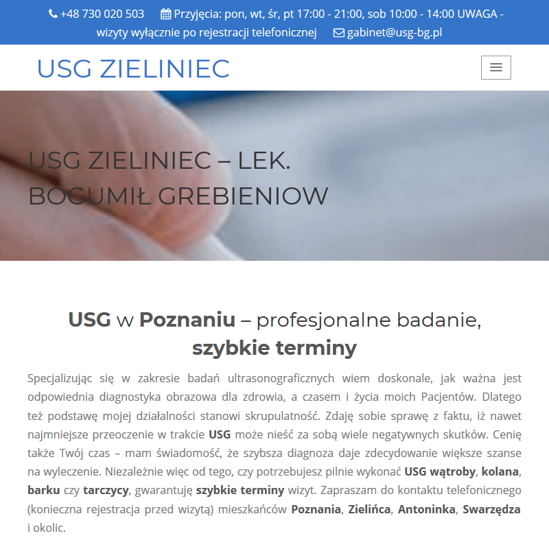 USG barku - Poznań